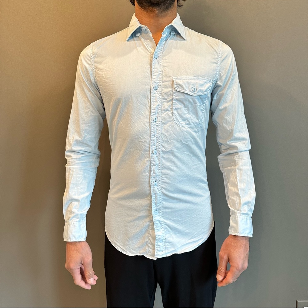 Bonobos Men's Light Blue Long Sleeve Shirt